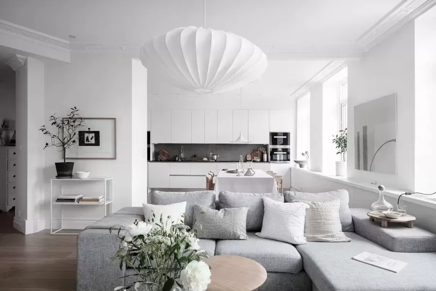 Білий колір в інтер'єрі