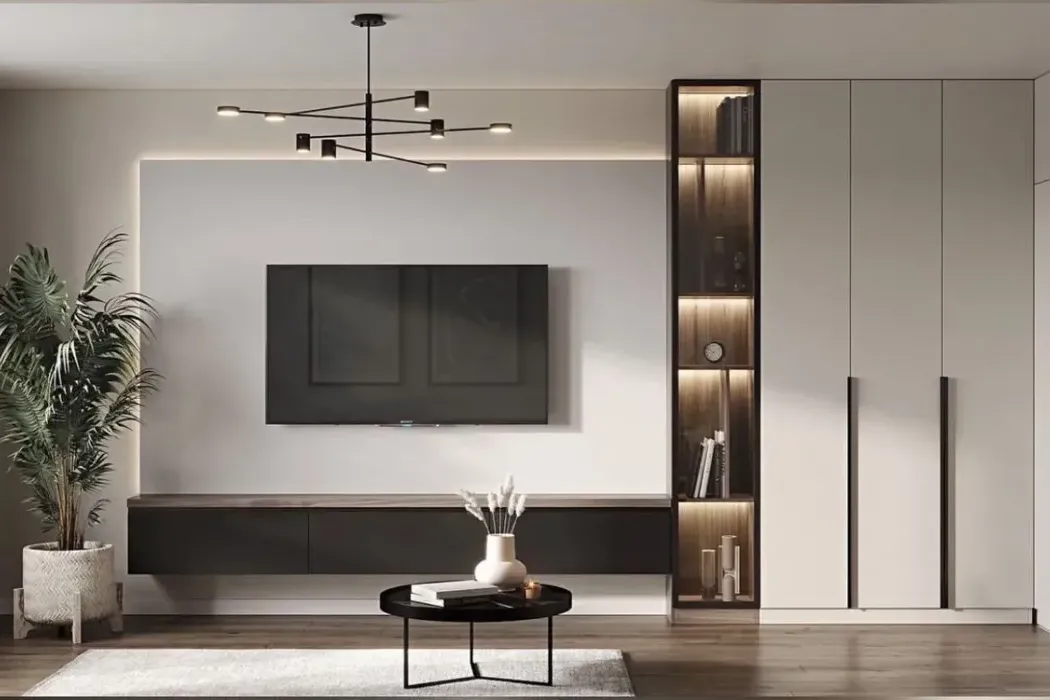 Built-in furniture in the interior