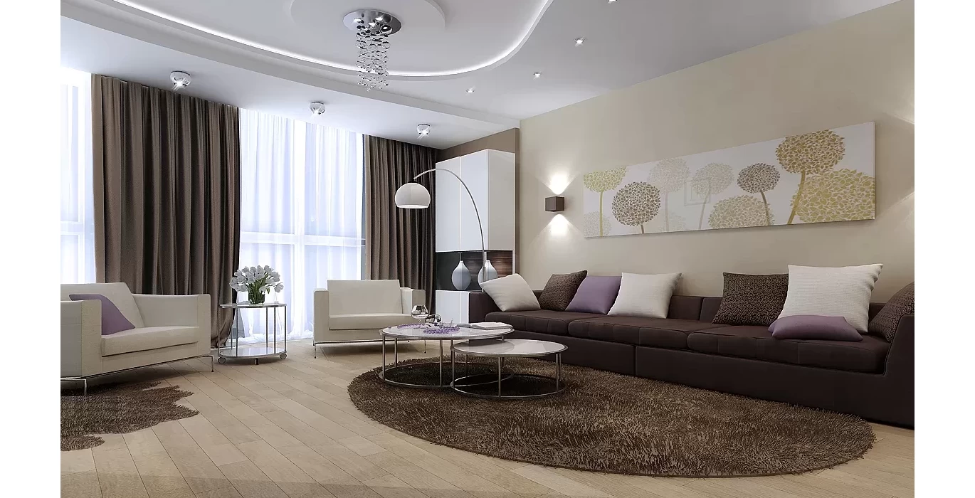 Modern living room interior