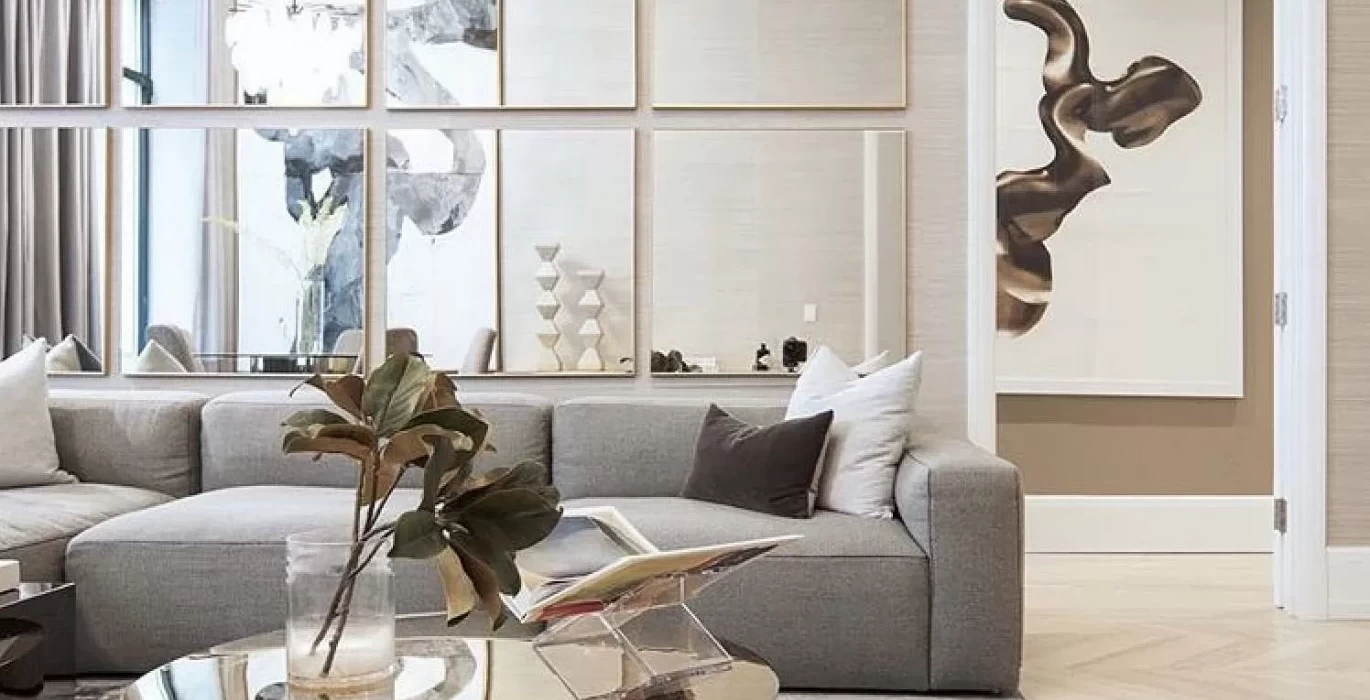 Дзеркала в інтер'єрі вітальні