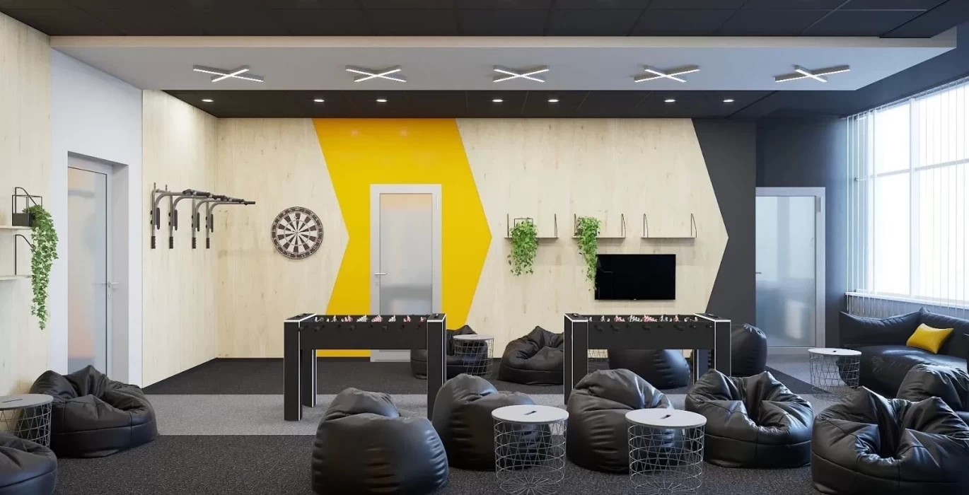 Recreation room for staff