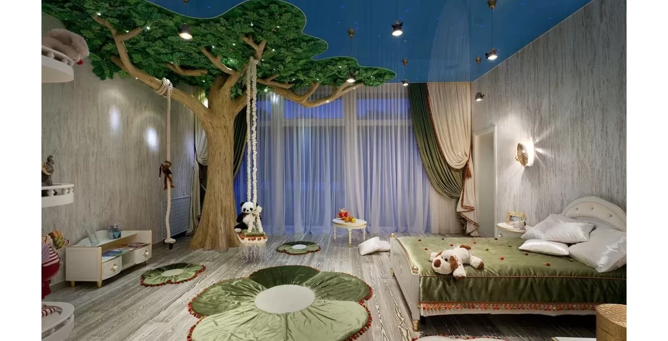 Fairy-tale interior of a children's room Fairy-tale interior of a children's room