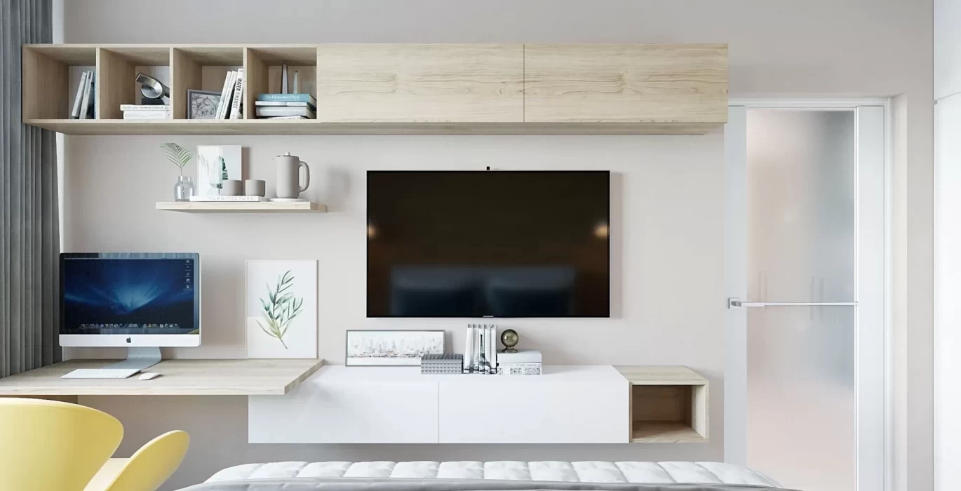 Навесные шкафы в спальне Навесные шкафы в спальне