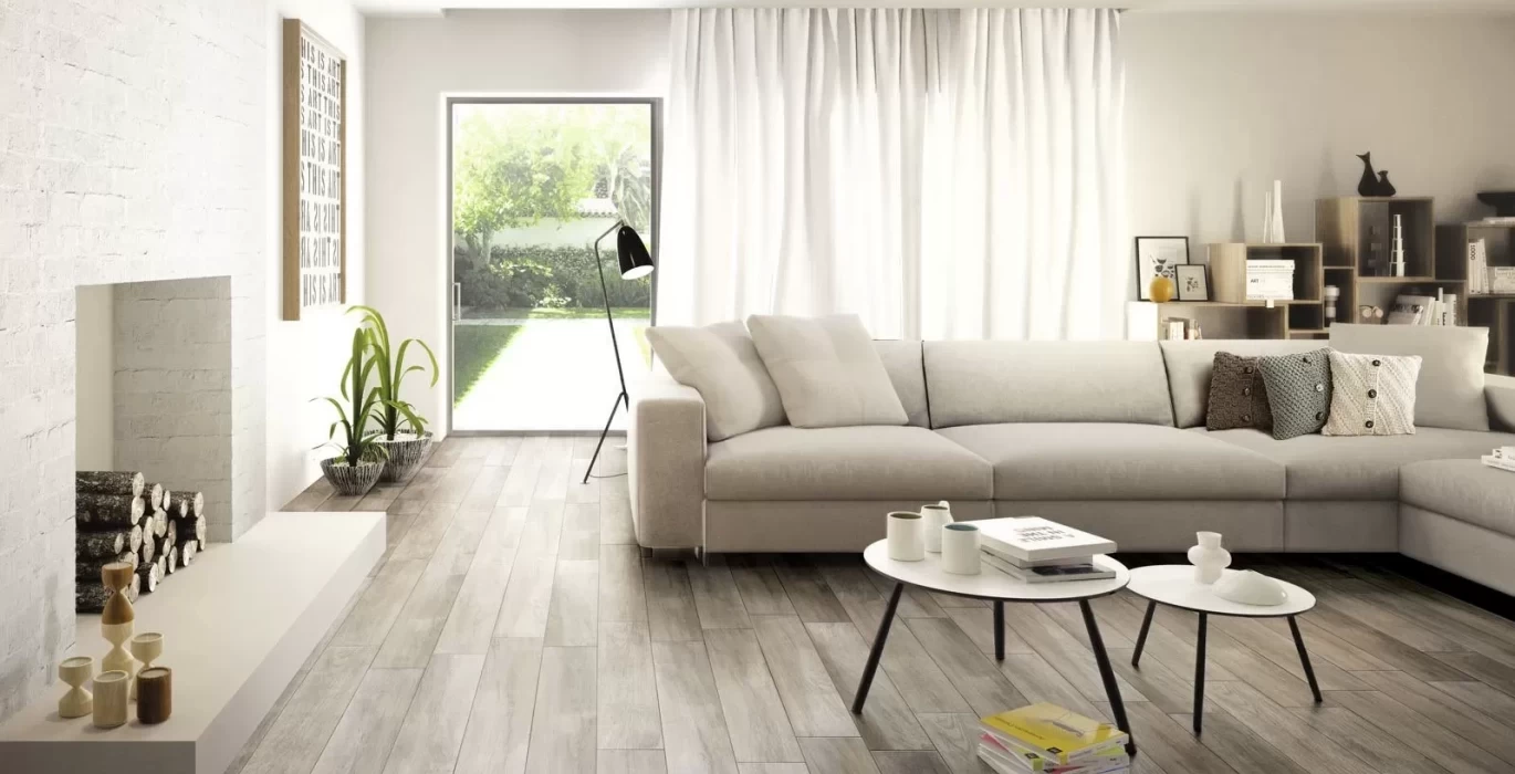 Laminate in the interior of the living room Laminate in the interior of the living room