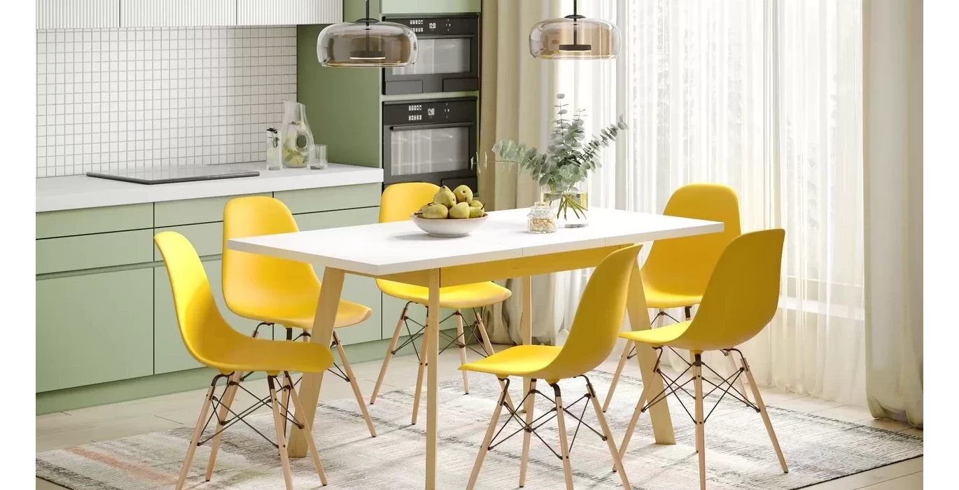 Dining table in the kitchen Dining table in the kitchen