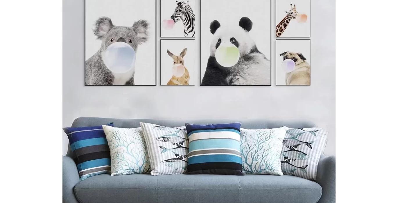 Display of animals in the interior