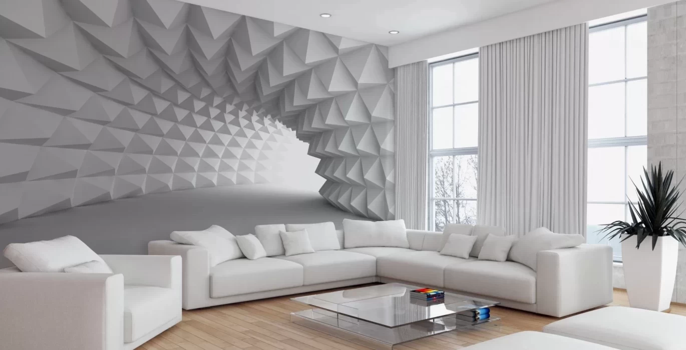 Visual enlargement of the room