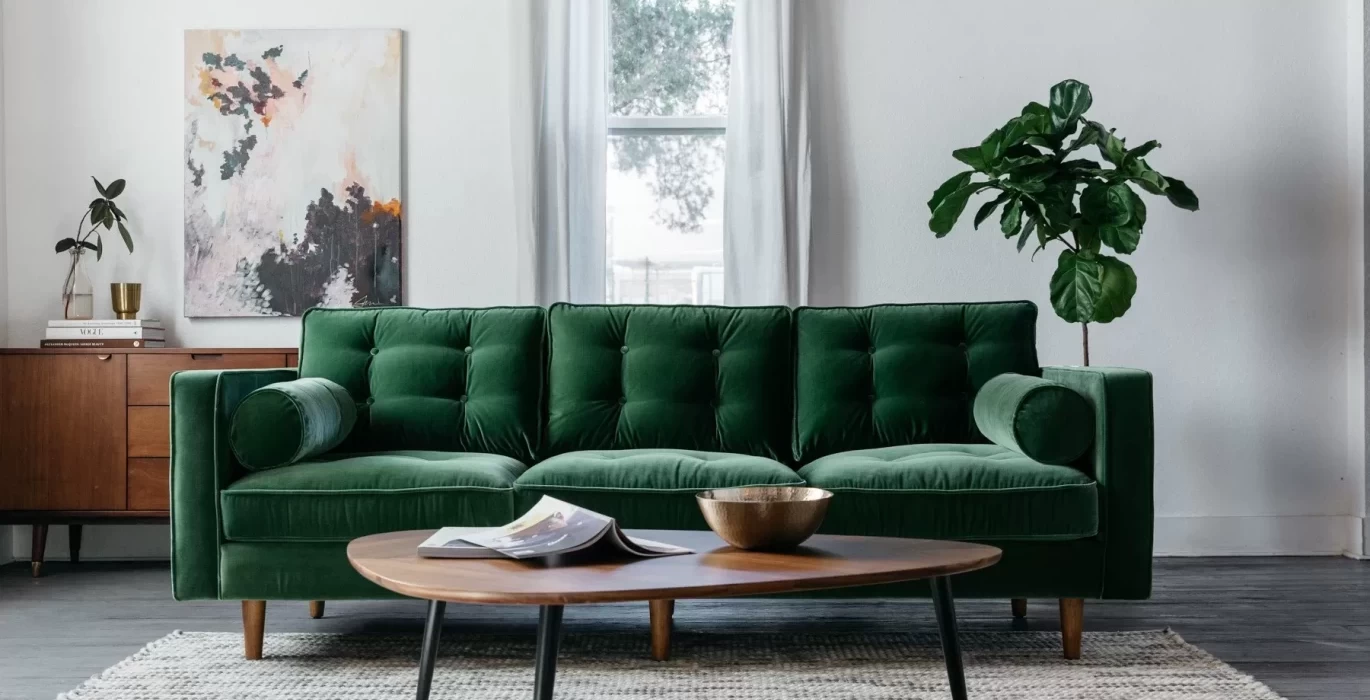 Velvet in the interior Velvet in the interior