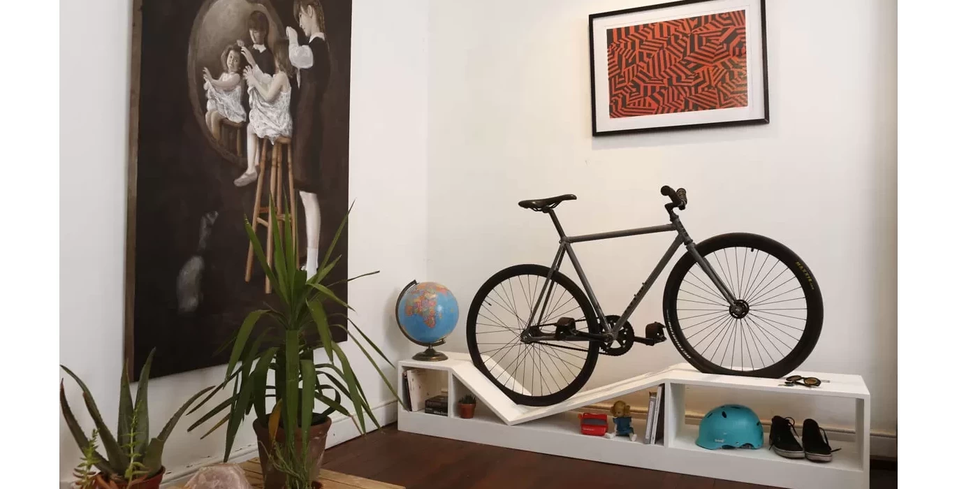 Ideas for storing a bicycle in an apartment