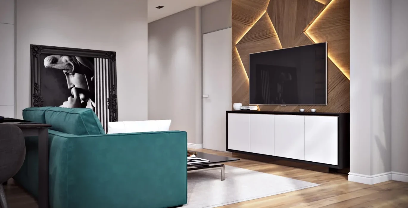 Акцентна стіна в інтер'єрі