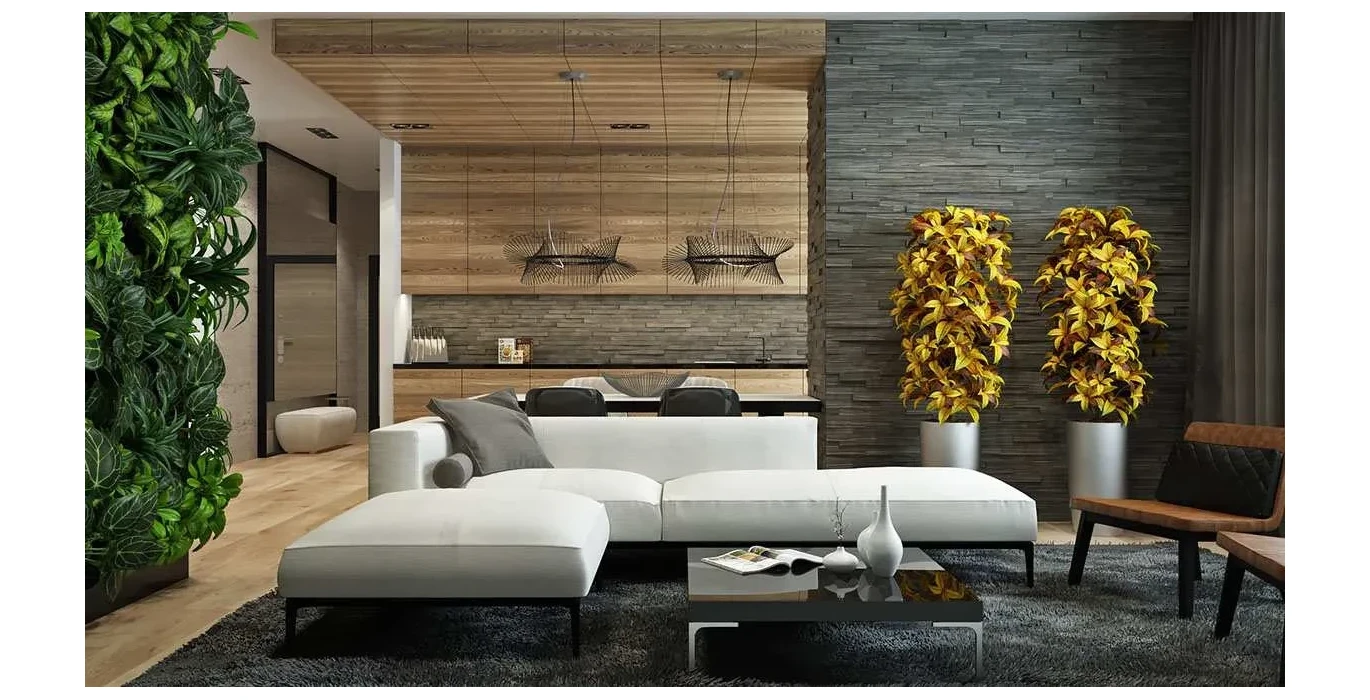 Combining textures in the interior