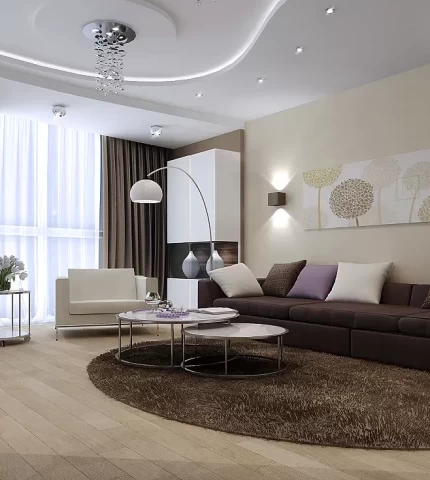 Modern living room interior