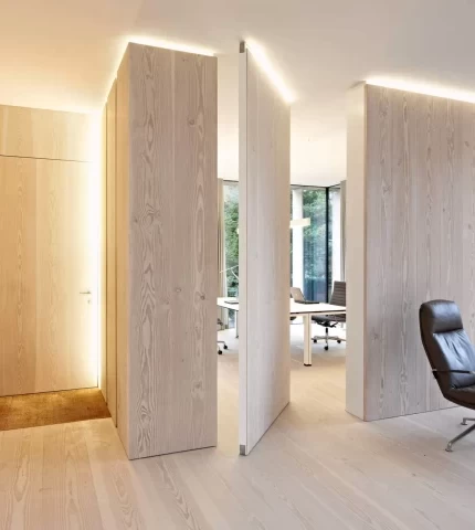 Дерев'яні міжкімнатні двері для офісу