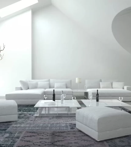 Белый цвет в интерьере