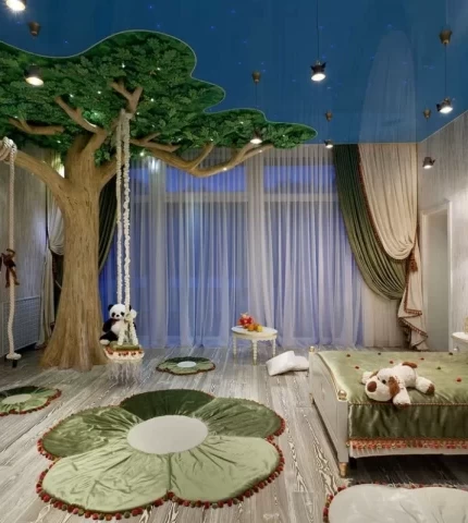 Fairy-tale interior of a children's room