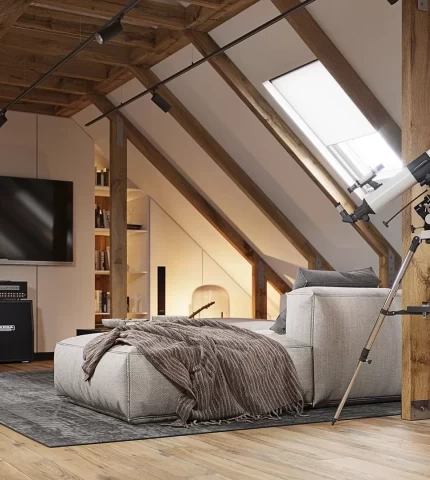 Attic room design Attic room design