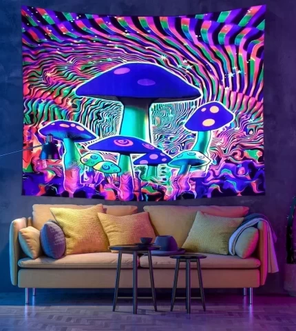 Fluorescent decorative elements Fluorescent decorative elements