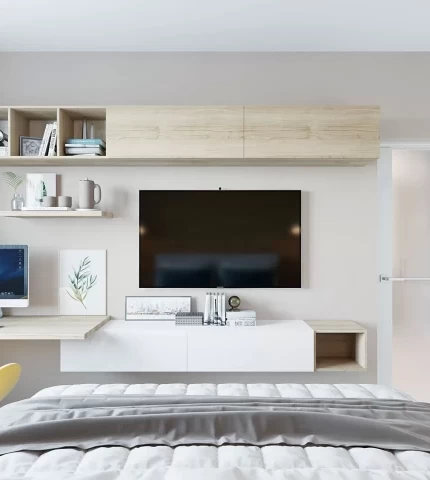 Hanging wardrobes in the bedroom Hanging wardrobes in the bedroom