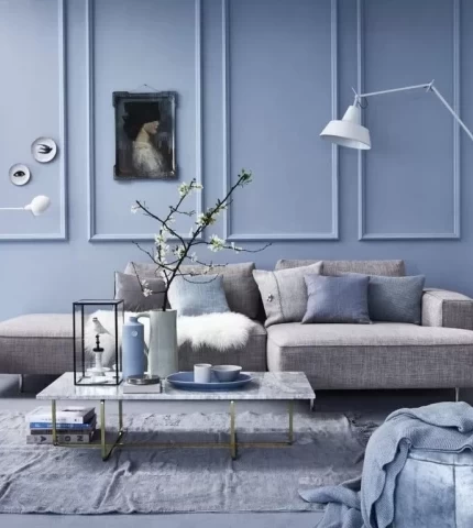 Холодный серый цвет в интерьере Холодный серый цвет в интерьере