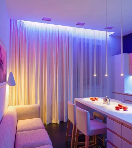 Light show in the interior