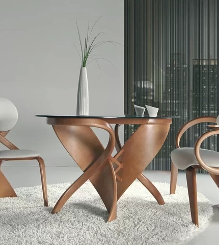 Unusual furniture in the interior