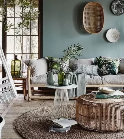 Natural style in the interior