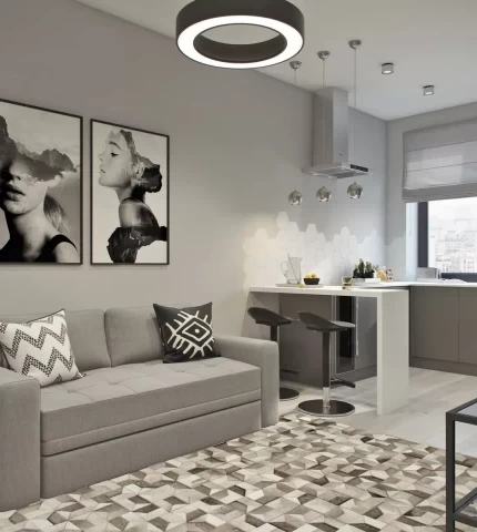 Дизайн однокімнатної квартири Дизайн однокімнатної квартири