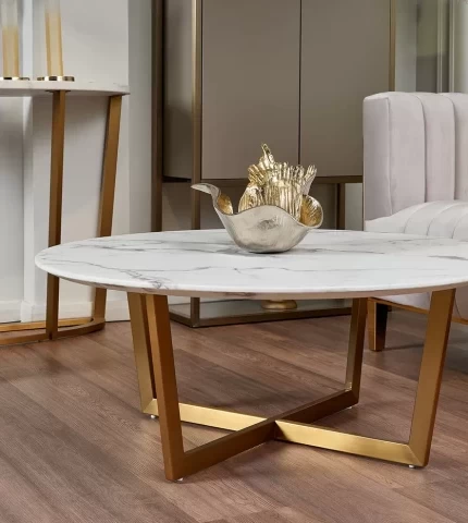 Coffee table in the interior Coffee table in the interior