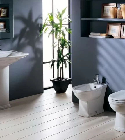 Plumbing in the bathroom