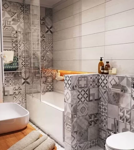 Плитка у ванній кімнаті Плитка у ванній кімнаті