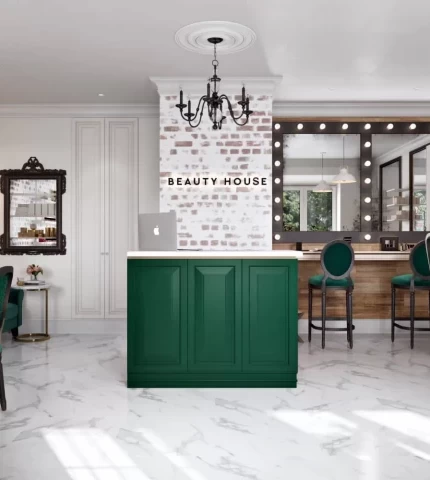 Beauty salon interior