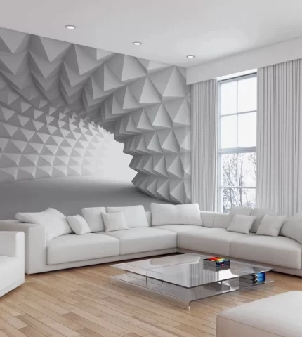 Visual enlargement of the room