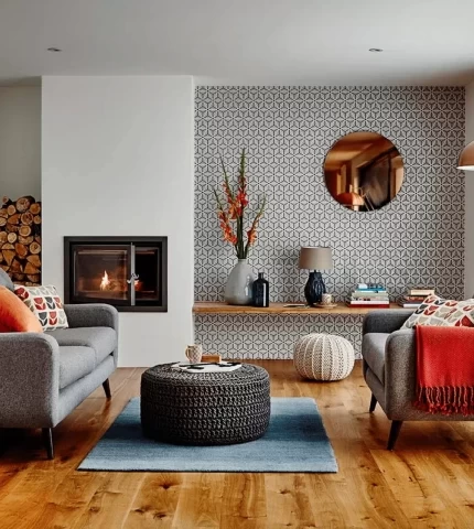 Interior design in autumn style Interior design in autumn style