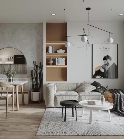 Japandi style in the interior