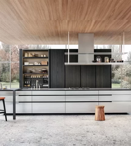 Kitchen design in a private house Kitchen design in a private house