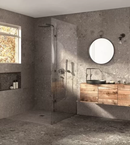 Дизайн ванной комнаты в стиле лофт