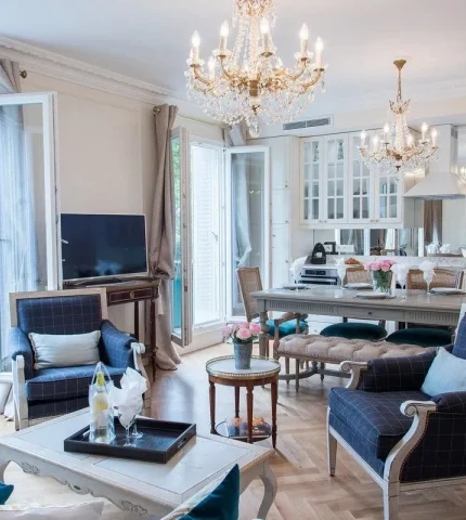 Інтер'єр у французькому стилі Інтер'єр у французькому стилі