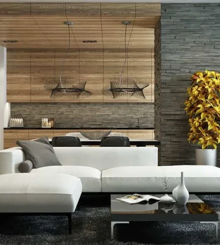 Поєднання текстур в інтер'єрі Поєднання текстур в інтер'єрі